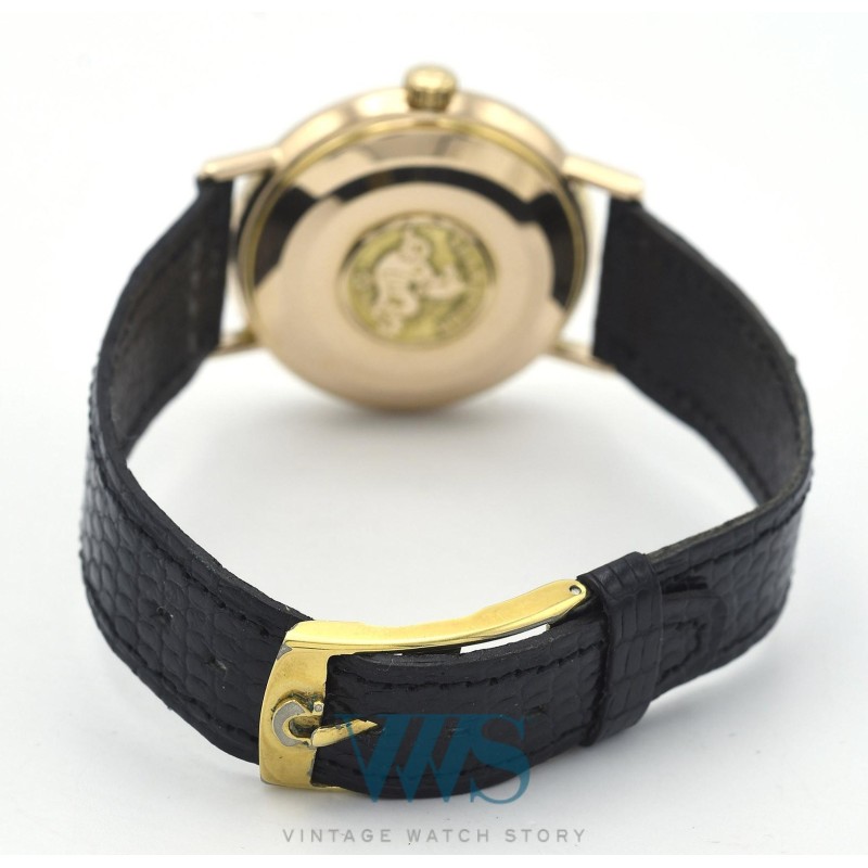 OMEGA (SEAMASTER DE VILLE LUXE / OR JAUNE - CALENDAR / ref. 166.3020), vers 1967