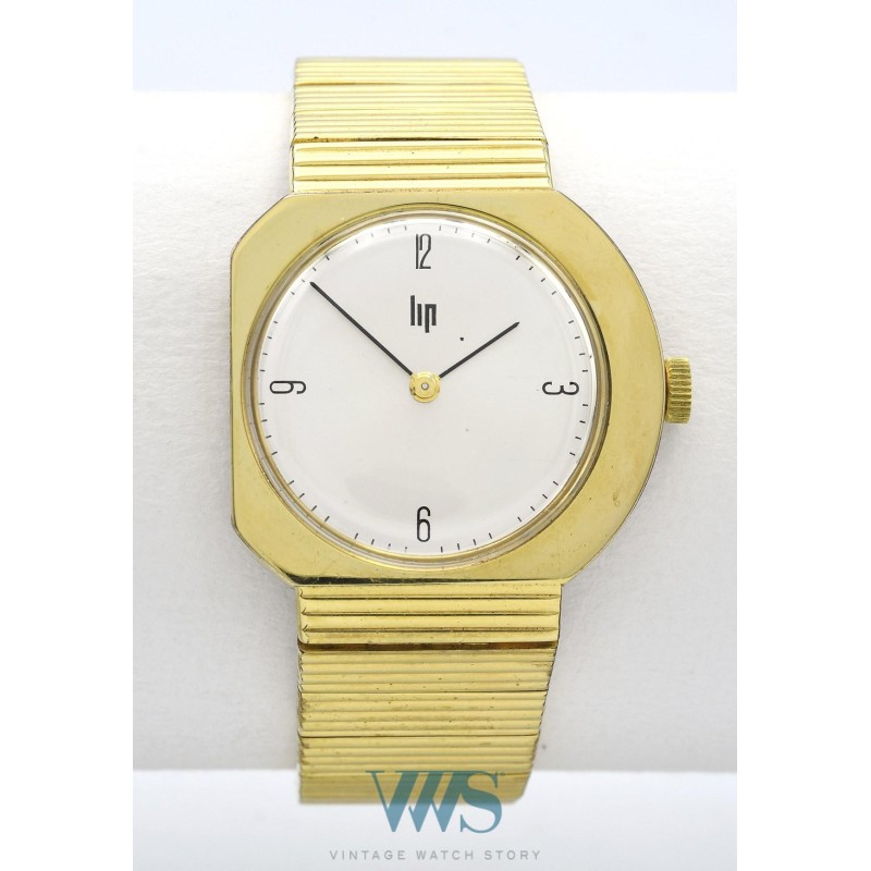 LIP (Prototype Asymétrique / Plaqué or - mécanique / ref. 43.305),