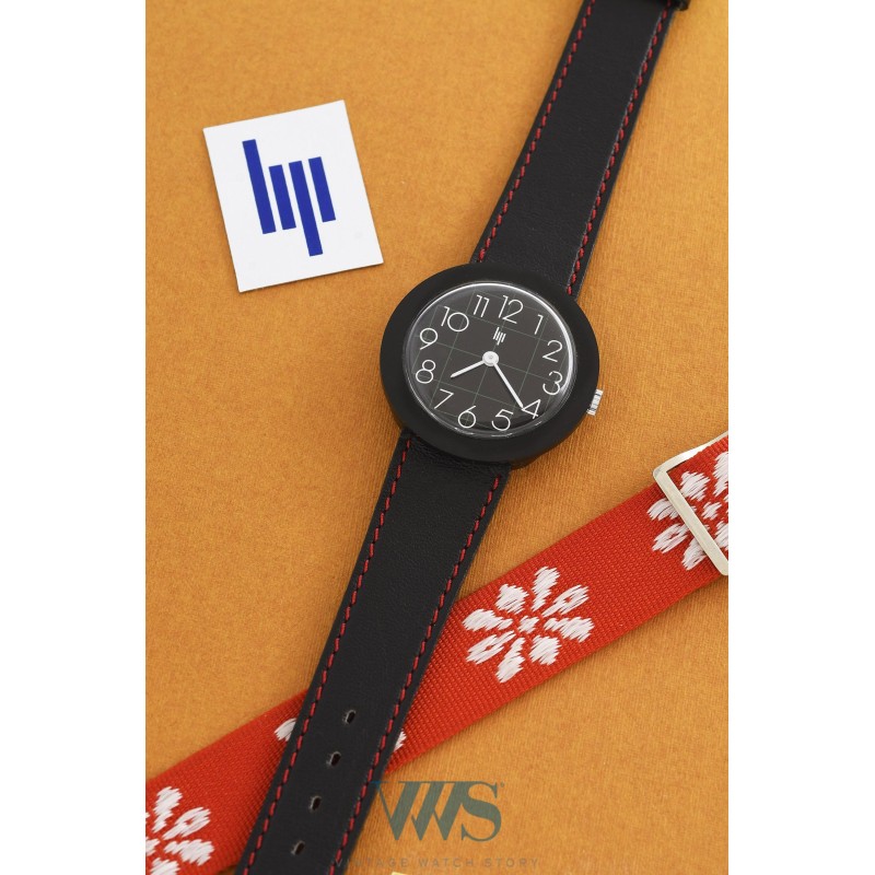 LIP (Design by Michel Boyer / Série Candides - Chiffres Arabes Black / ref. 43400), vers 1976