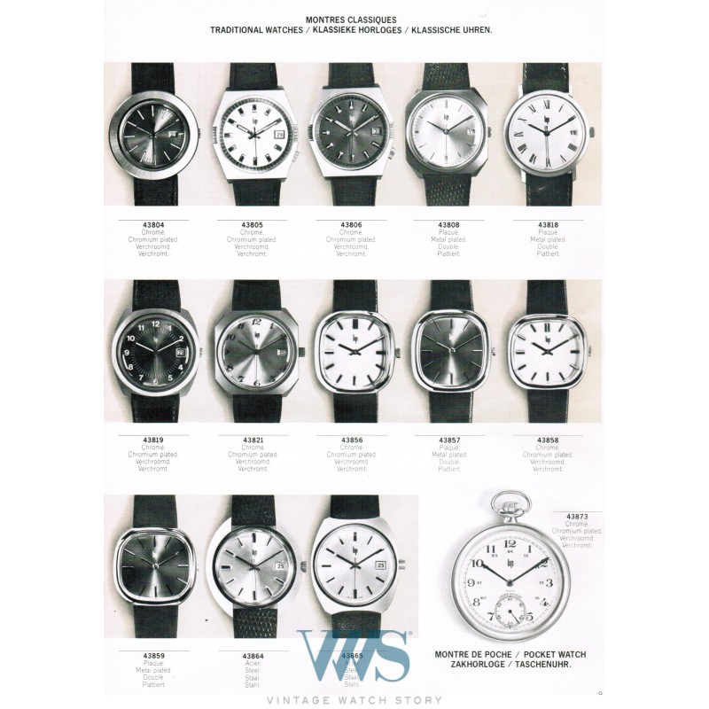 LIP (Tonneau Soucoupe sport / Silver - mécanique / ref. 43864), vers 1976