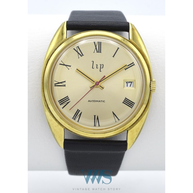 LIP (Sport Tonneau - Romaine / Trotteuse Red - Automatic / ref. 44713