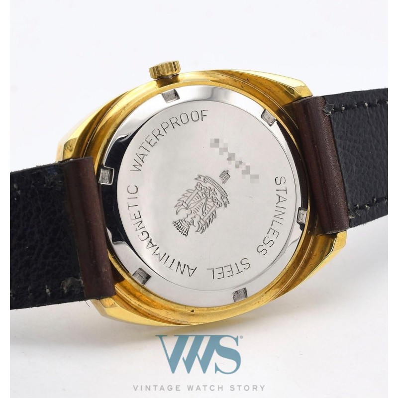 LIP (Tonneau Space / Plaqué or - Waterproof mécanique / ref. 42886), vers 1973