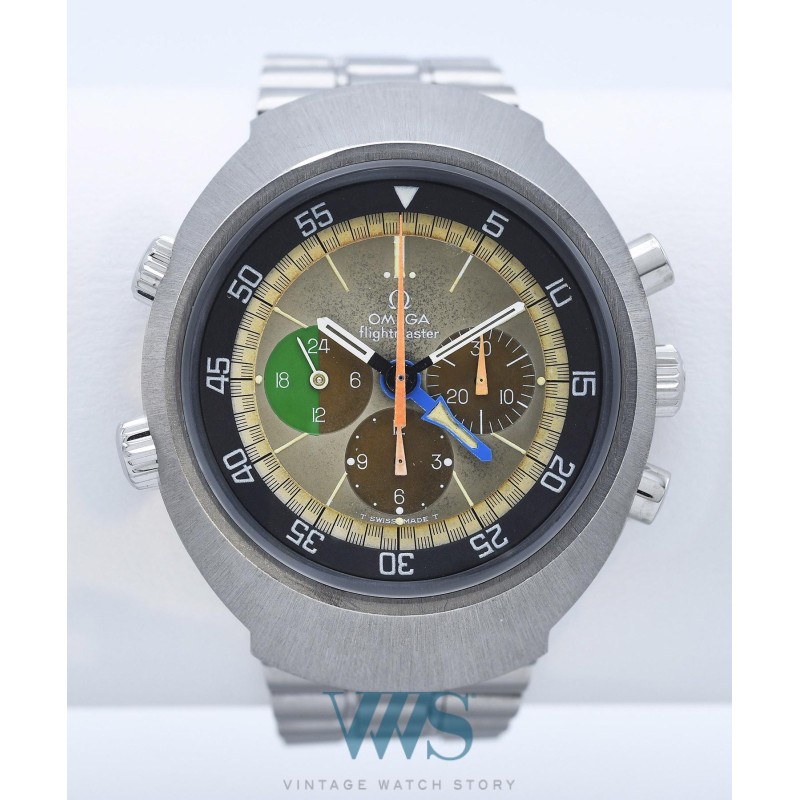 OMEGA (Chronographe Flightmaster - 1ère Version / Cadran tropical /