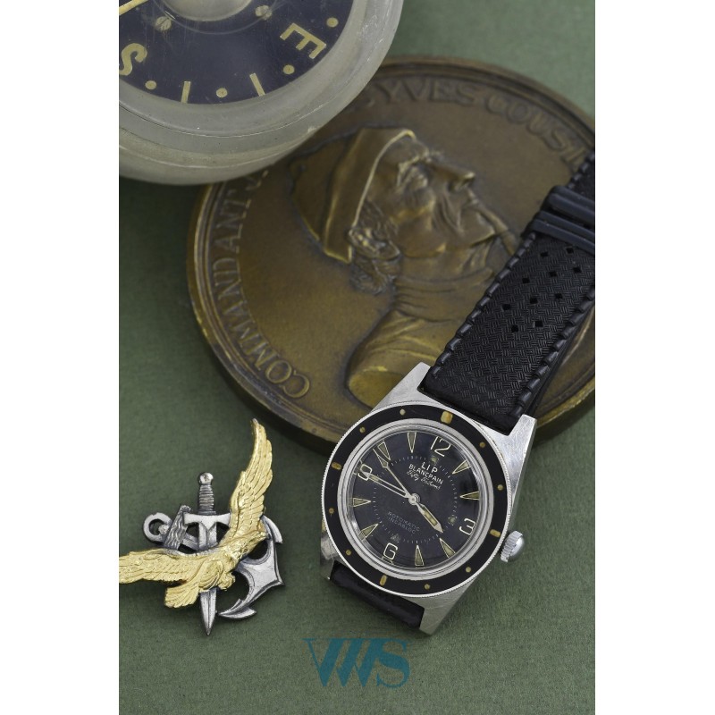 BLANCPAIN (FIFTY FATHOMS - ANTIMAGNETIC numérotée), vers 1958