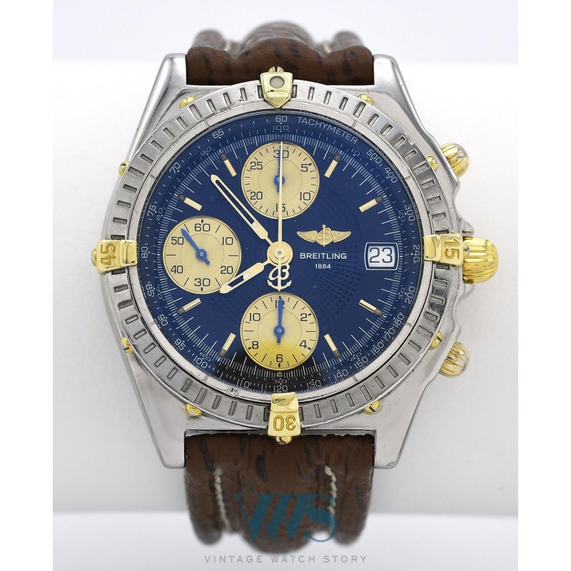 BREITLING (Chronomat Automatic / Black & Gold  / ref. B13050.1), vers