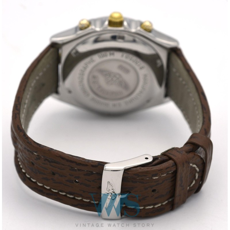 BREITLING (Chronomat Automatic / Black & Gold  / ref. B13050.1), vers 1995