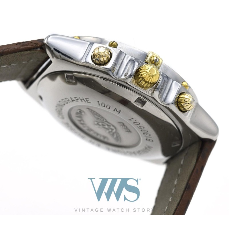 BREITLING (Chronomat Automatic / Black & Gold  / ref. B13050.1), vers 1995