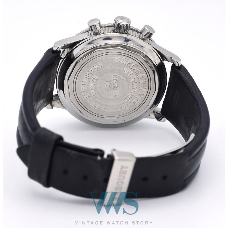 BREGUET (Chronographe Type 20 - Transatlantique / Compteurs ardoise / ref. 3820ST/H2/9W6), vers 2005