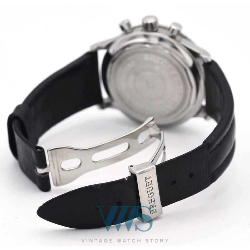 BREGUET (Chronographe Type 20 - Transatlantique / Compteurs ardoise / ref. 3820ST/H2/9W6), vers 2005