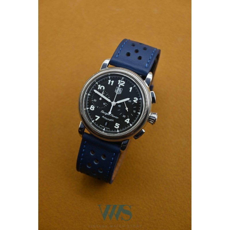 TAG HEUER (Chronographe pilote Targa Florio / Black - Classics Re-edition / ref. CX2110), vers 2001