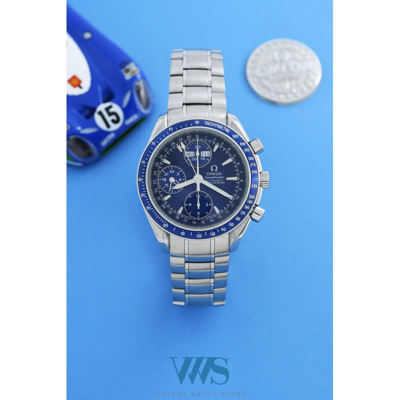 OMEGA (Chronographe Speedmaster Automatic Day-Date - Racing Blue / ref. 3222.80.00 / 178.00.58), vers 2007