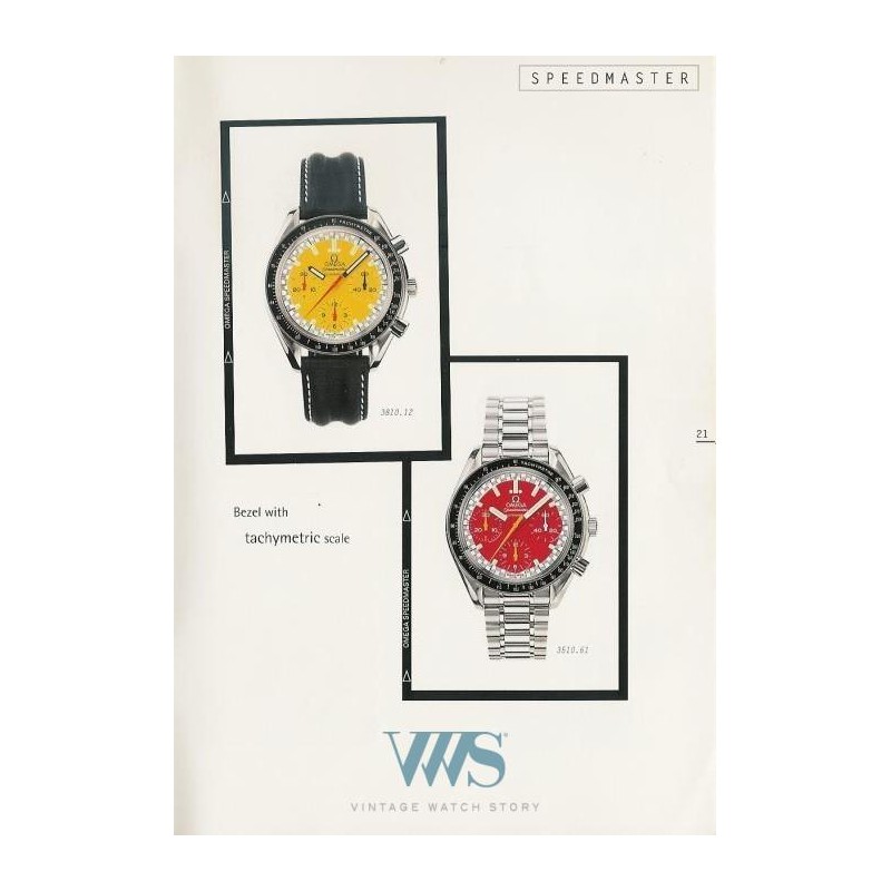 OMEGA (Chronographe Speedmaster Formula 1 / Rouge - Série M. Schumacher / ref. 3570.61.00 / 175.00.32), vers 1999