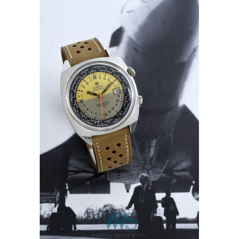 TISSOT (Submarine Automatic Seastar T12 - Navigator / ref. 44566-1), vers 1969/72