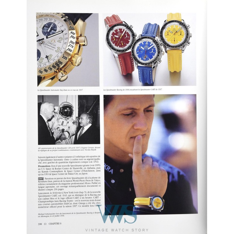 OMEGA (Chronographe Speedmaster Formula 1 / Rouge - Série M. Schumacher / ref. 3570.61.00 / 175.00.32), vers 1999