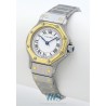 CARTIER (Santos Ronde – Lady / Or & Acier / ref. 0907), vers 1990