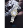 CARTIER (Santos Ronde – Lady / Or & Acier / ref. 0907), vers 1990