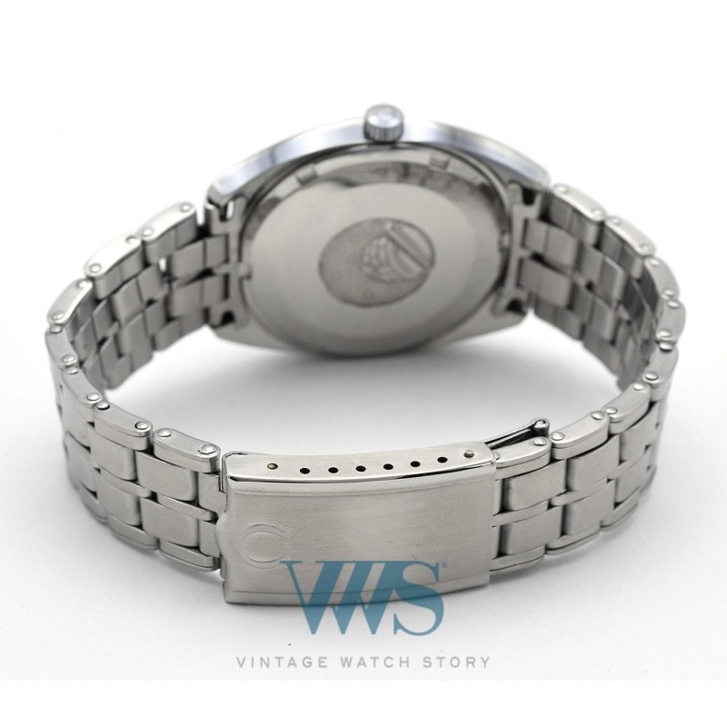 OMEGA (Constellation Tonneau Automatic - Double Date / Cadran Tapisserie Silver / ref. 168.019), vers 1969