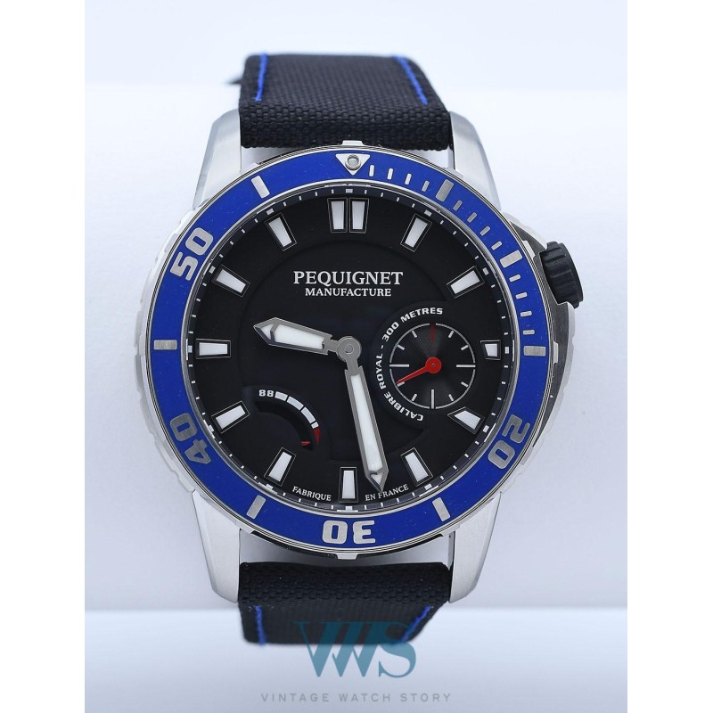 PEQUIGNET (Submarine Royal 300 M / Blue / ref. 9051443 CN), vers 2018