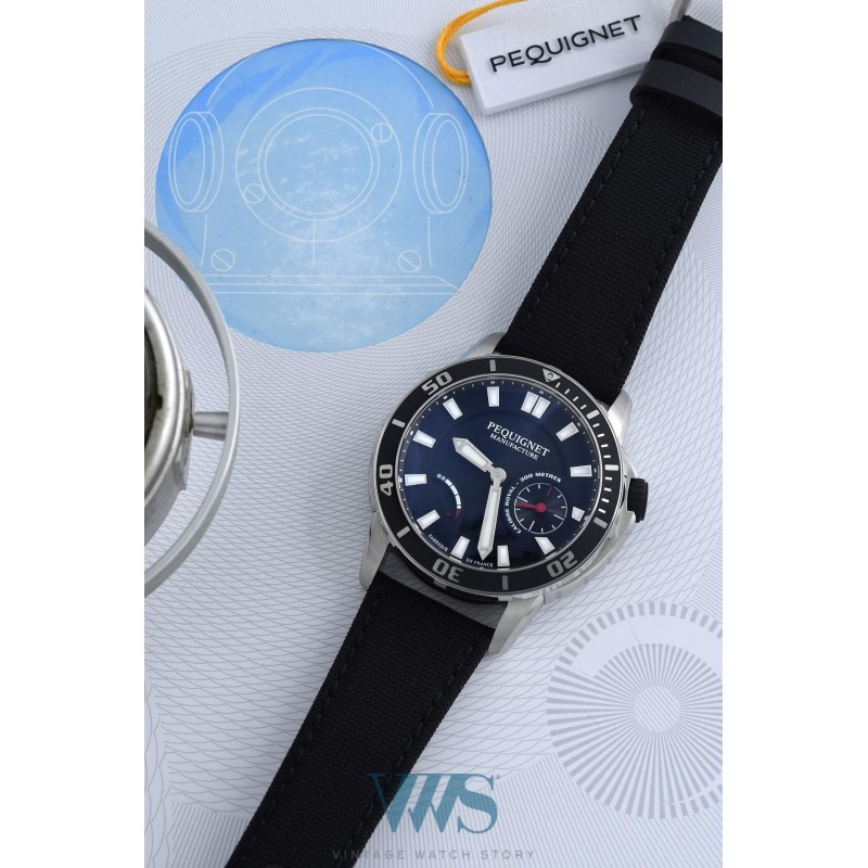 PEQUIGNET (Submarine Royal 300 M / Black / ref. 9050443 CN), vers 2018