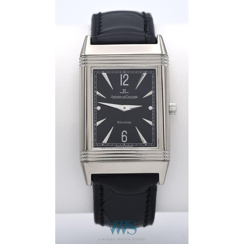 JAEGER-LECOULTRE (Reverso Classique Art Deco Black / Or Gris / ref.