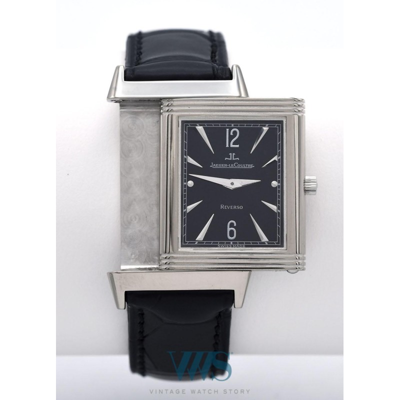 JAEGER-LECOULTRE (Reverso Classique Art Deco Black / Or Gris / ref. 250.340.867), vers 1994