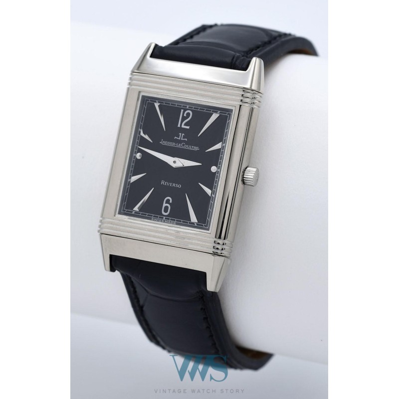 JAEGER-LECOULTRE (Reverso Classique Art Deco Black / Or Gris / ref. 250.340.867), vers 1994
