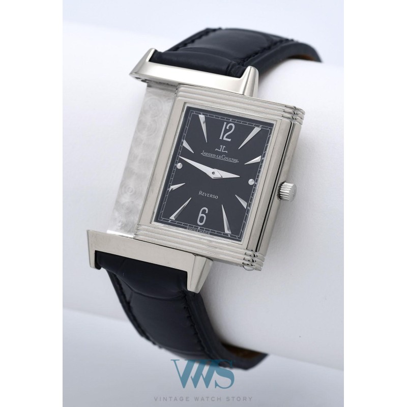 JAEGER-LECOULTRE (Reverso Classique Art Deco Black / Or Gris / ref. 250.340.867), vers 1994