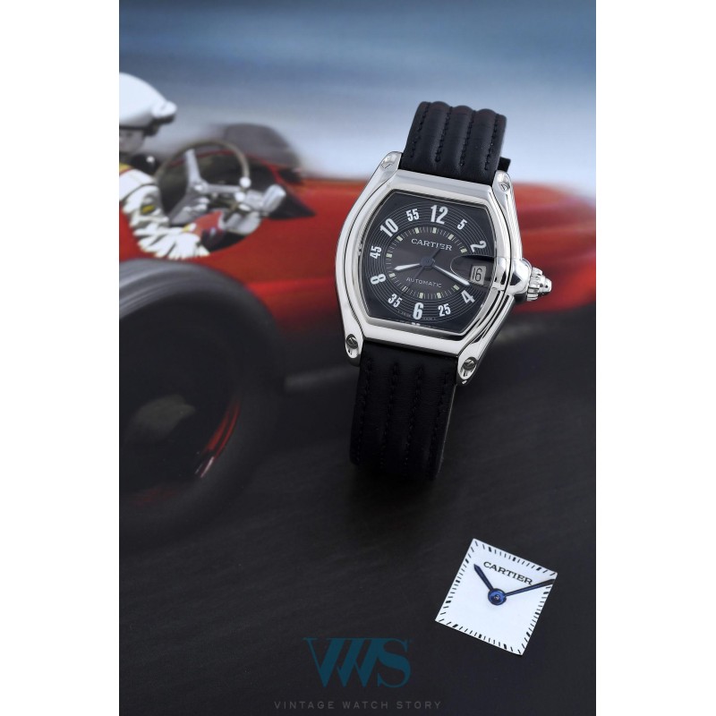 CARTIER (Roadster Homme - Automatique / Black / ref. 2510), vers 2005