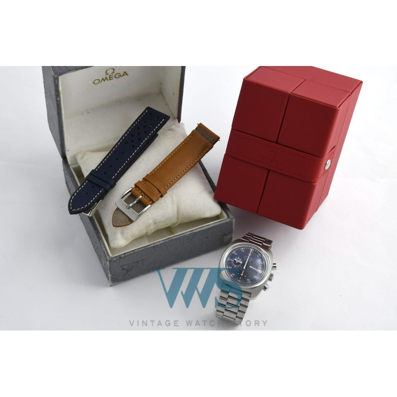 OMEGA (Chronographe Seamaster Automatic Date "Jedi" / Pilot Blue / ref. 176.0001), vers 1972