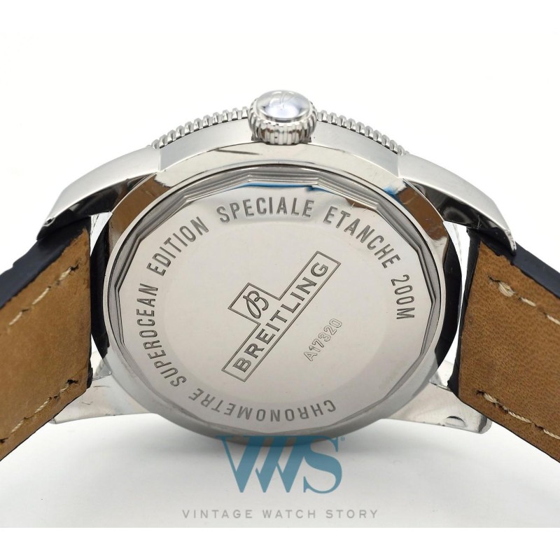 BREITLING (SUPEROCÉAN HÉRITAGE 46 / BLACK - EDITION SPÉCIALE 200 M / ref. A1732024), vers 2007
