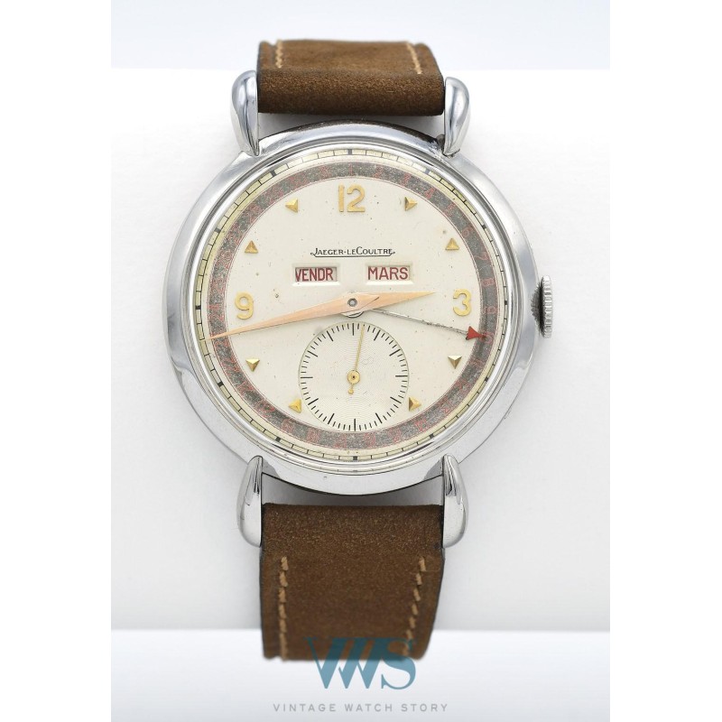 JAEGER-LeCOULTRE (GRAND CALENDRIER baby PICASSO / TRIPLE DATE – ACIER