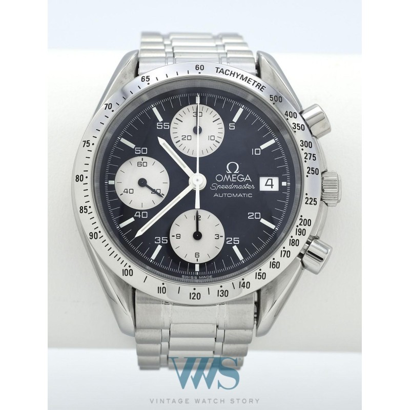 OMEGA (Chronographe Speedmaster Reduced / Panda - Black & Silver /