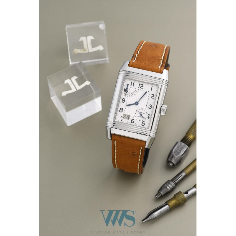 JAEGER-LeCOULTRE (Reverso Homme Grande Date - 8 Jours / Silver / ref. 240.8.15), vers 2006