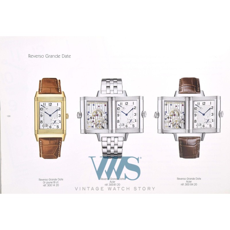 JAEGER-LeCOULTRE (Reverso Homme Grande Date - 8 Jours / Silver / ref. 240.8.15), vers 2006