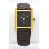 CARTIER (Tank Must Homme - Vermeil / "Wood Dial" / ref. 6 042629), vers 1990