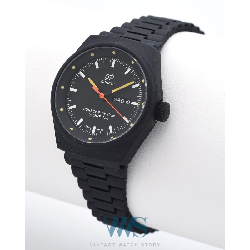 PORSCHE DESIGN (Lady Grise Racing Quartz - Logo Marquage Quartz By Orfina / ref. 7050S), vers 1978