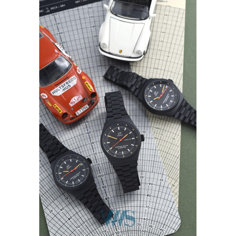 PORSCHE DESIGN (Lady Grise Racing Quartz - Logo Marquage Quartz By Orfina / ref. 7050S), vers 1978