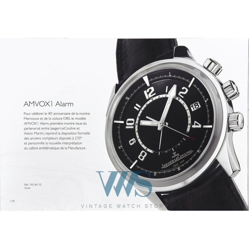 JAEGER-LeCOULTRE (Amvox 1 / R-Alarm – Aston Martin / ref. 190.8.97), vers 2006
