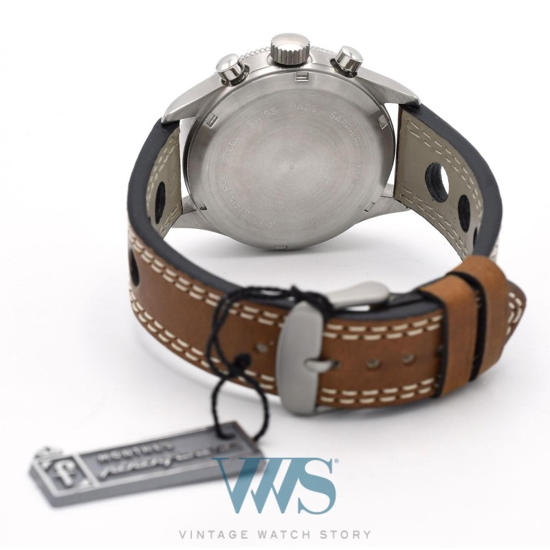 PICARD CADET Swiss (CHRONOGRAPHE MOON 5 ATM - SILVER / PROTOTYPE 4 / ref. 76182), vers 2002