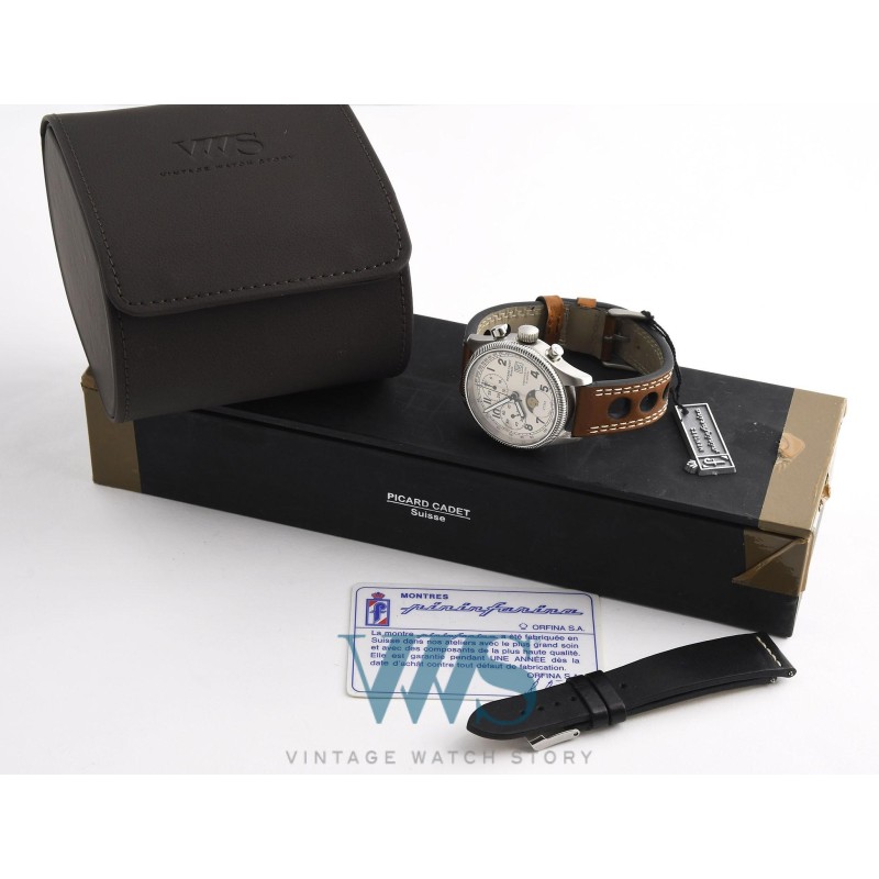 PICARD CADET Swiss (CHRONOGRAPHE MOON 5 ATM - SILVER / PROTOTYPE 4 / ref. 76182), vers 2002