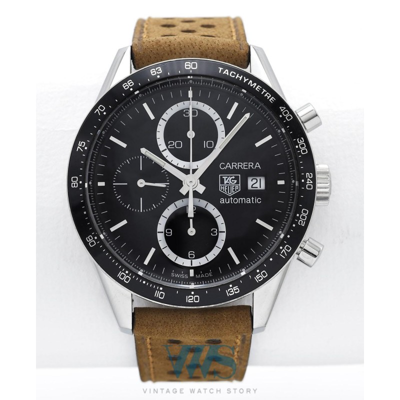 TAG HEUER (Chronographe Grand Carrera Automatic Calibre 16 - Black /