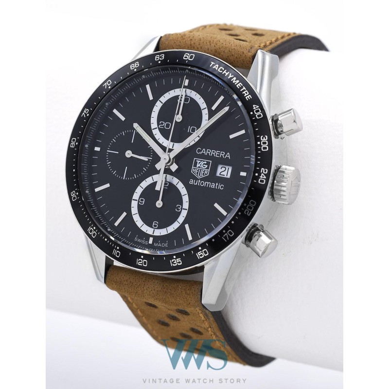TAG HEUER (Chronographe Grand Carrera Automatic Calibre 16 - Black / ref. CV2010/ 3 - BA0186), vers 2008