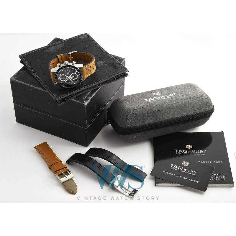 TAG HEUER (Chronographe Grand Carrera Automatic Calibre 16 - Black / ref. CV2010/ 3 - BA0186), vers 2008
