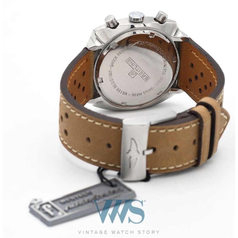 BREITLING (Chronographe Pilote Top Time / Venus - Coussin White Panda / ref. 2211), vers 1969
