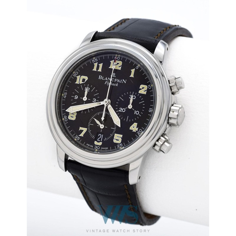 BLANCPAIN (Chronographe Sport Léman 21000 / Flyback - Black / ref. 2185F.1130-63), vers 1998