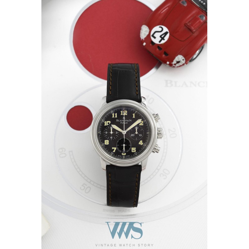 BLANCPAIN (Chronographe Sport Léman 21000 / Flyback - Black / ref. 2185F.1130-63), vers 1998