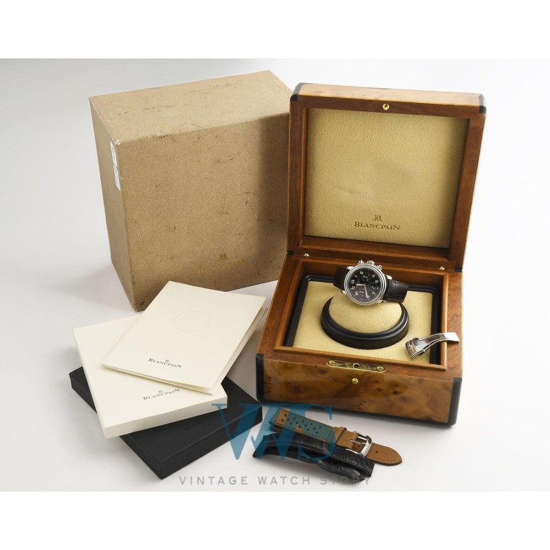 BLANCPAIN (Chronographe Sport Léman 21000 / Flyback - Black / ref. 2185F.1130-63), vers 1998