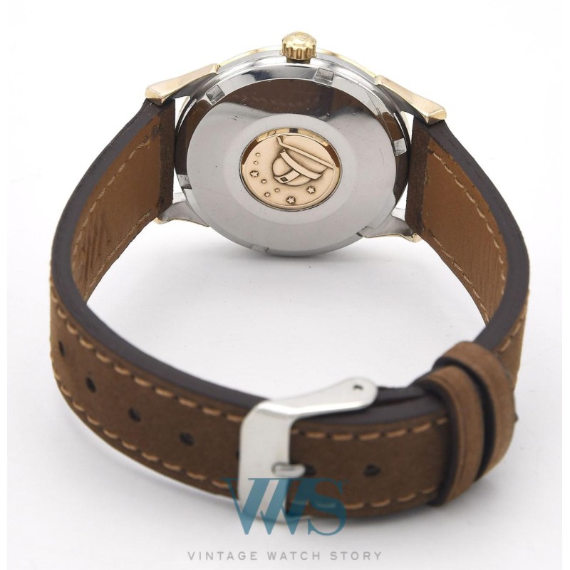 OMEGA (Constellation Chronomètre "Pie Pan" / White Stardust "Gold Shell" / ref. 14393 6 SC), vers 1963