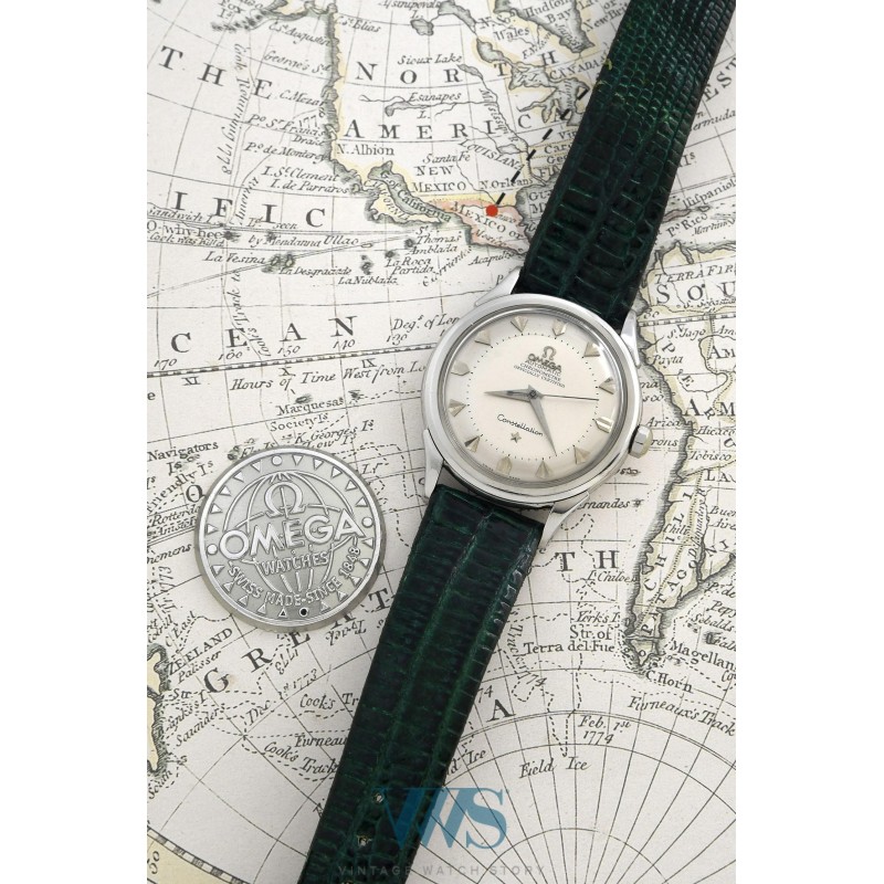 OMEGA (Constellation Chronomètre "Pie Pan" - Corne de Vache White / ref. 2782-2 SC), vers 1954