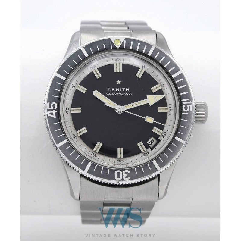 ZENITH (Diver Submariner - Automatic Date / Black / ref. A3630), vers